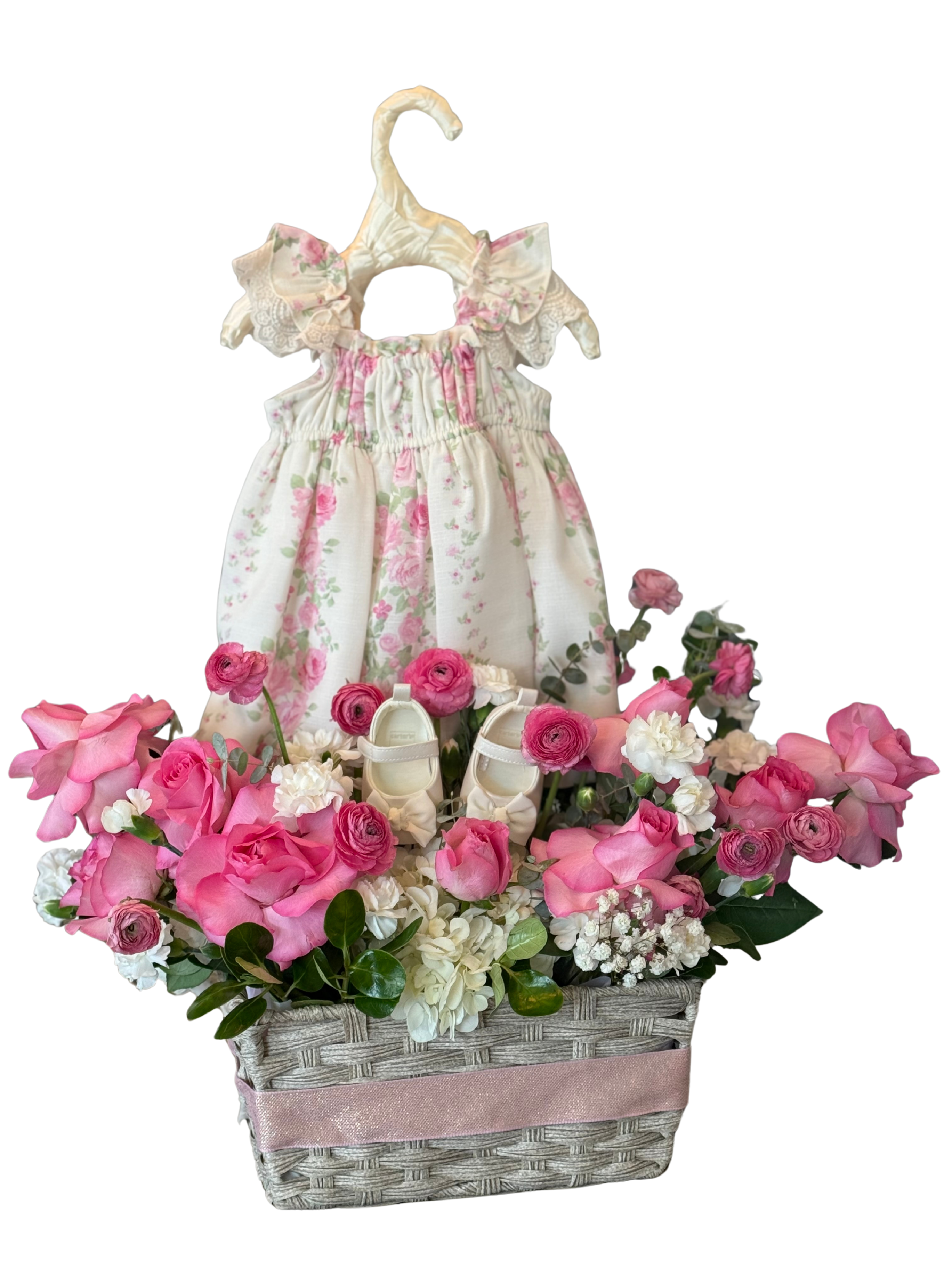Baby Girl Garden Basket